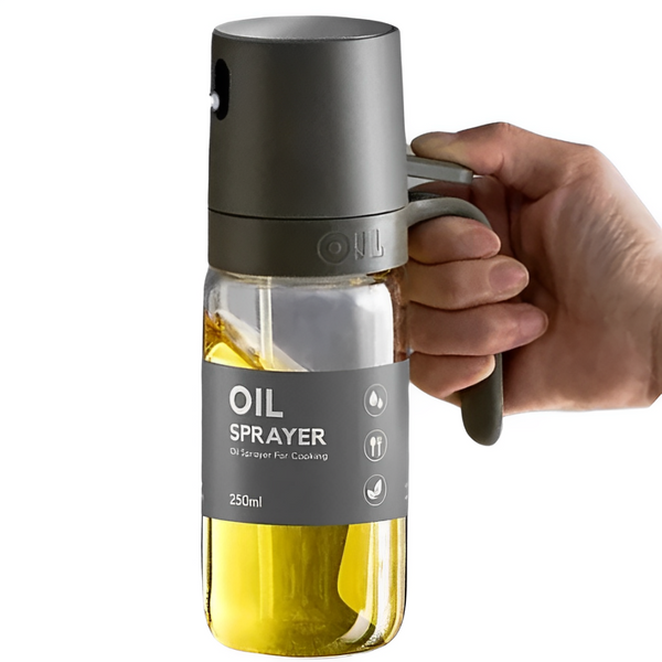 Glass bottle for olive oil spray